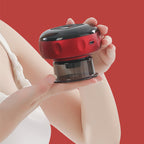 Electric vacuum cupping massager with heat and red light