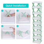 narrow freestanding shoe rack for entryways and closets