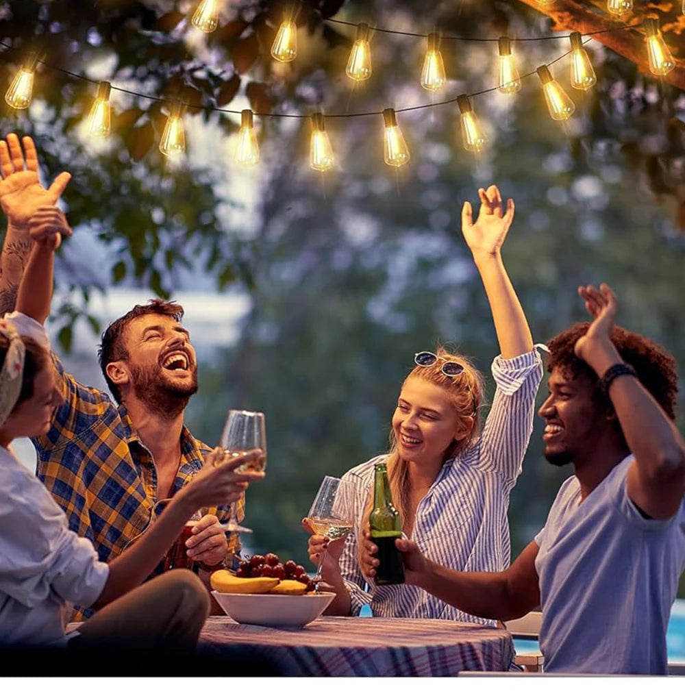 ST38 solar outdoor string lights
