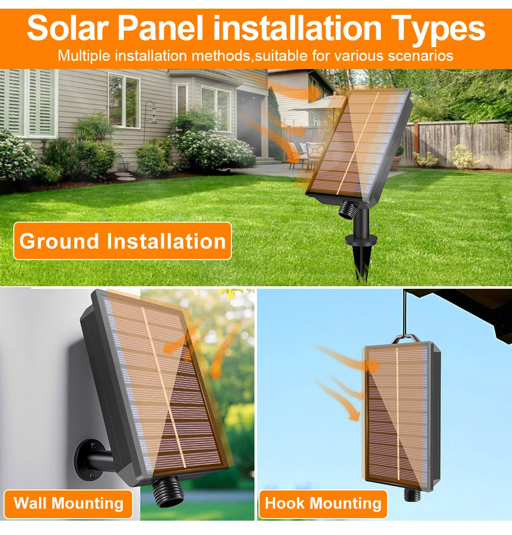 ST38 solar outdoor string lights