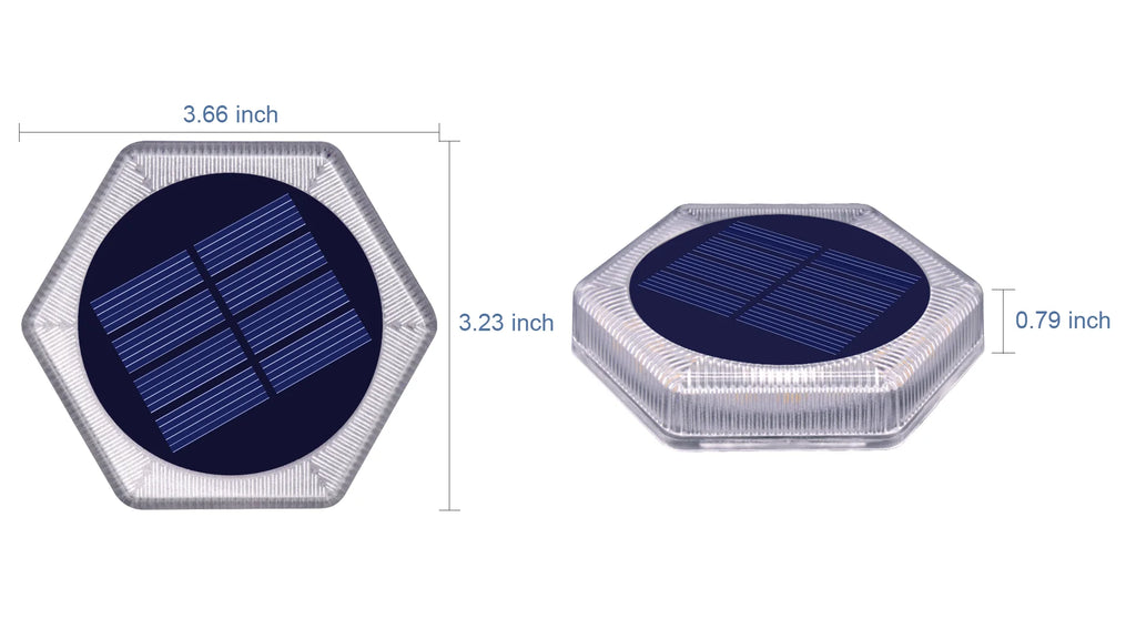 Solar deck step light for outdoor stairs, fences, railings, and pathways
