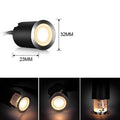 Solar recessed deck lights for outdoor stairs and pathways