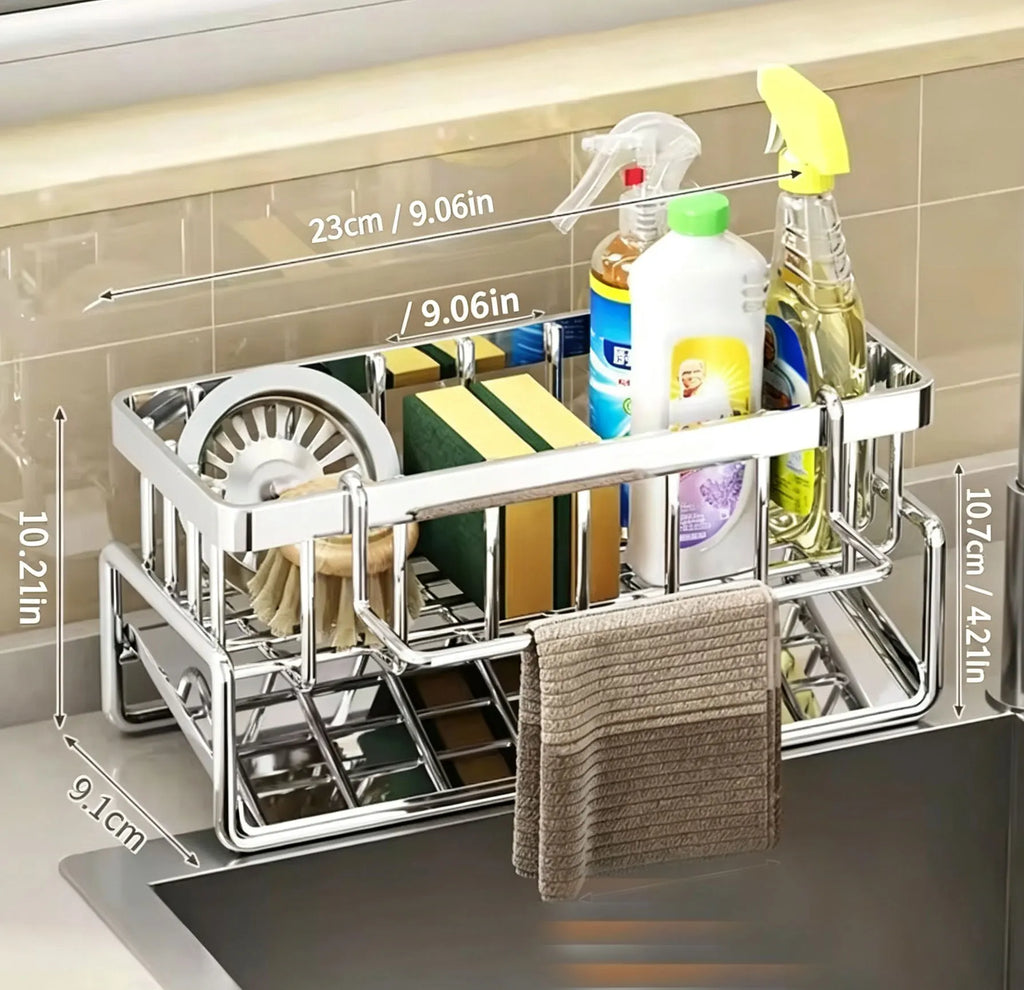 Alternate sink storage basket configuration
