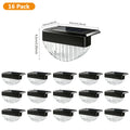 Solar Deck Lights Outdoor, 8 or 16 Pack Warm White Step Lights