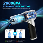 Cordless 20000PA handheld car vacuum cleaner