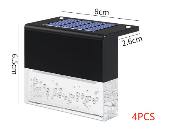 LumaStep solar step and fence light with RGB mode