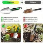 8-piece garden tools set with storage bag and gloves