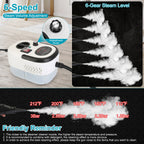 2500W handheld steam cleaner with 9-piece attachment kit
